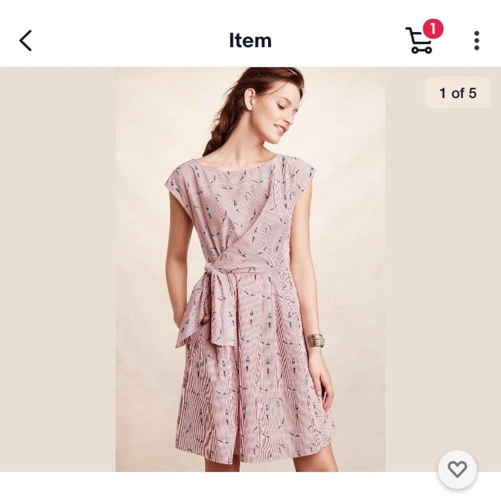 Anthropologie dress. Diving girls Maeve. Size 4/6